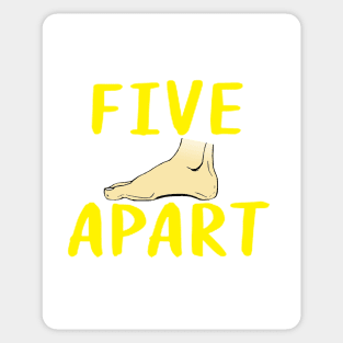 Five Feet Apart Sticker